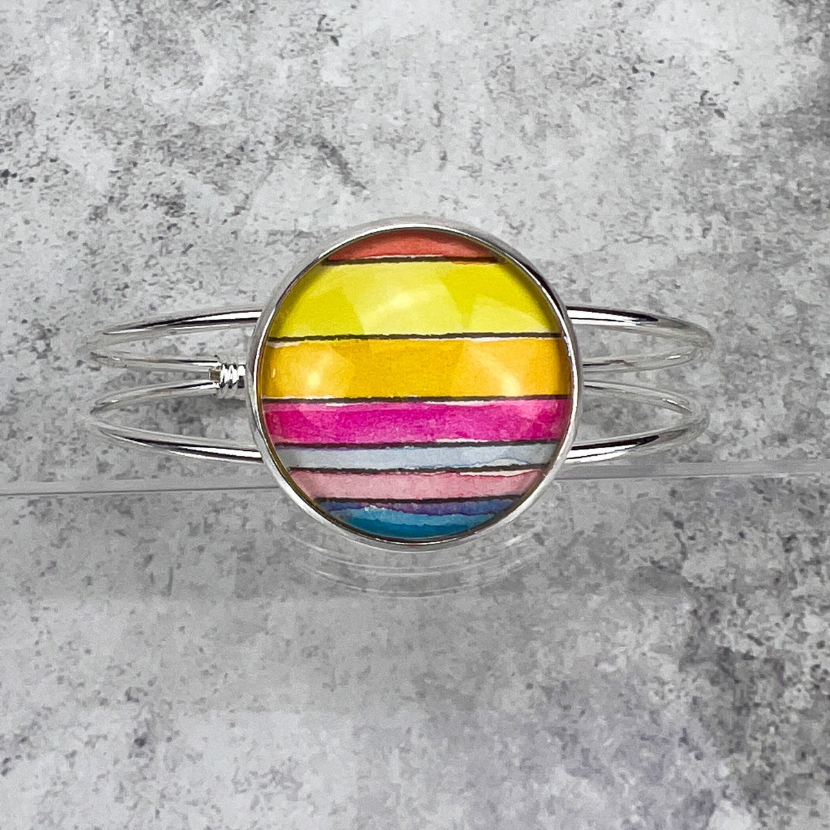 Summer Sun cuff front view. 
