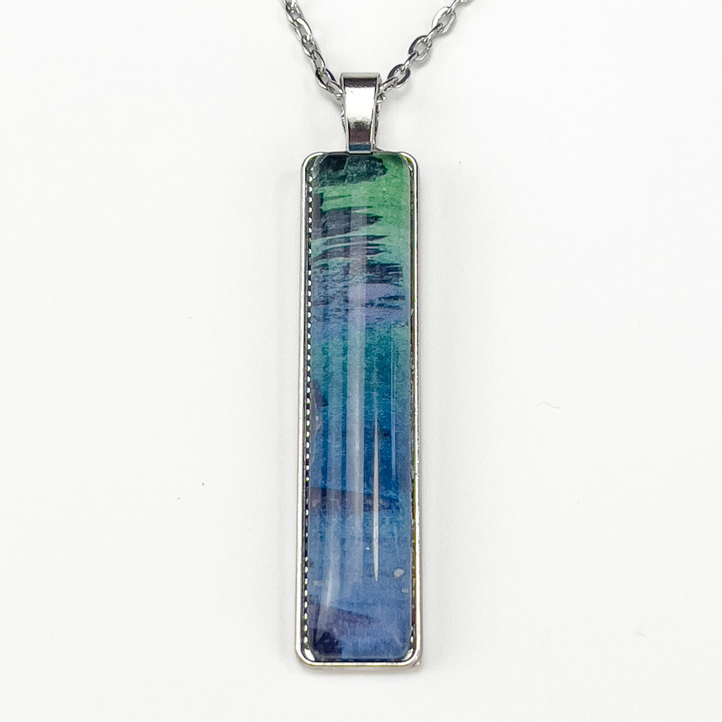 Superfly | Blue Narrow Pendant-JL Scheppers Art