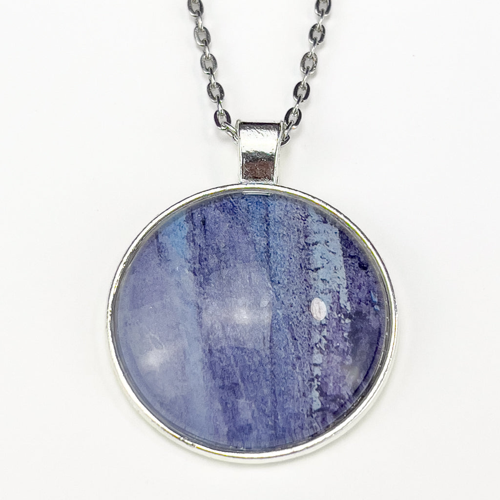 Superfly | Blue Round Pendant-JL Scheppers Art