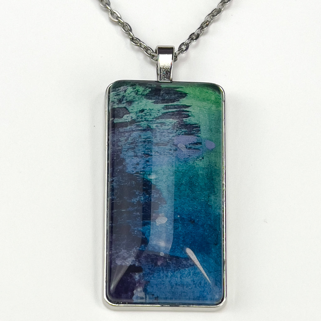 Superfly | Blue Wide Pendant-JL Scheppers Art