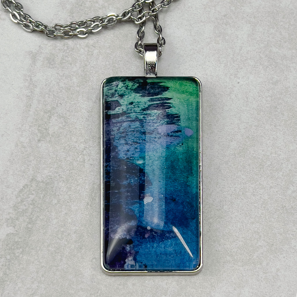Superfly | Blue Wide Pendant-JL Scheppers Art