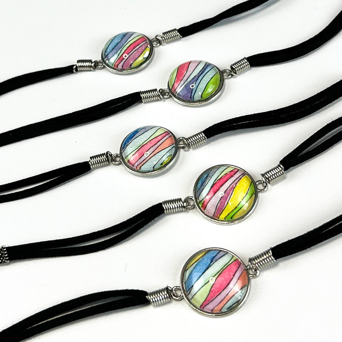 True Colors Leather Bracelet
